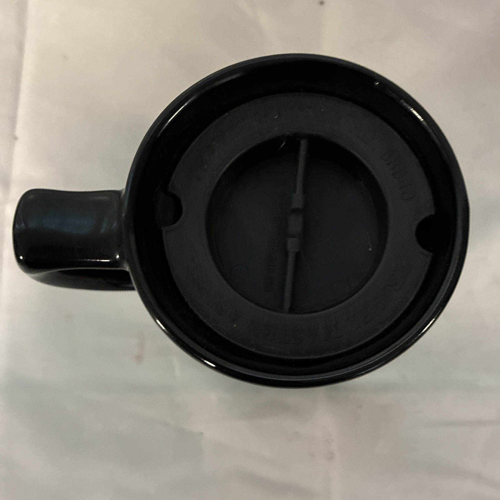 Lescol Fluvastatin Sodium Promotional Travel Mug IT RARE UNUSED 6”