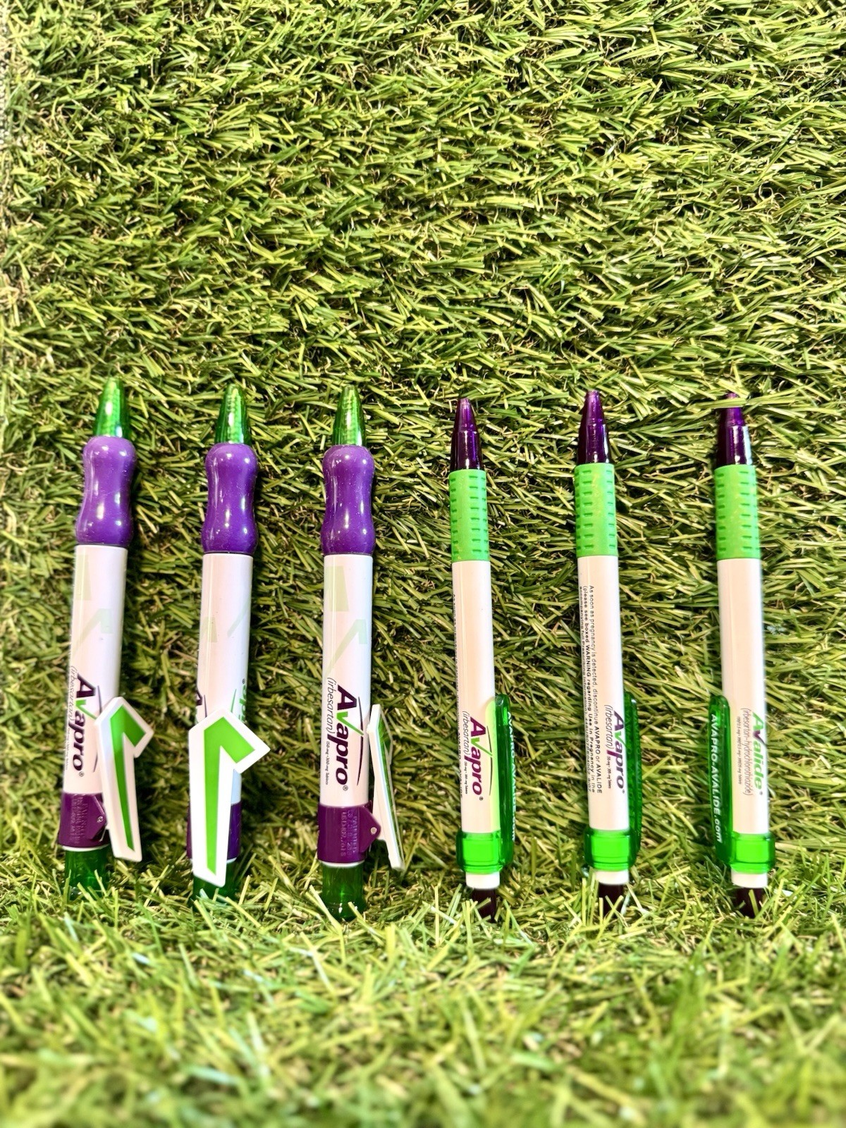 Pharmaceutical Pens Lot of 6 AVAPRO – Vintage Pharma Swag