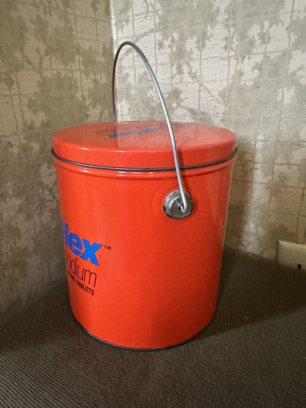Rare Vintage Aciphex Drug Rep Advertising Tin 7.25” Tall