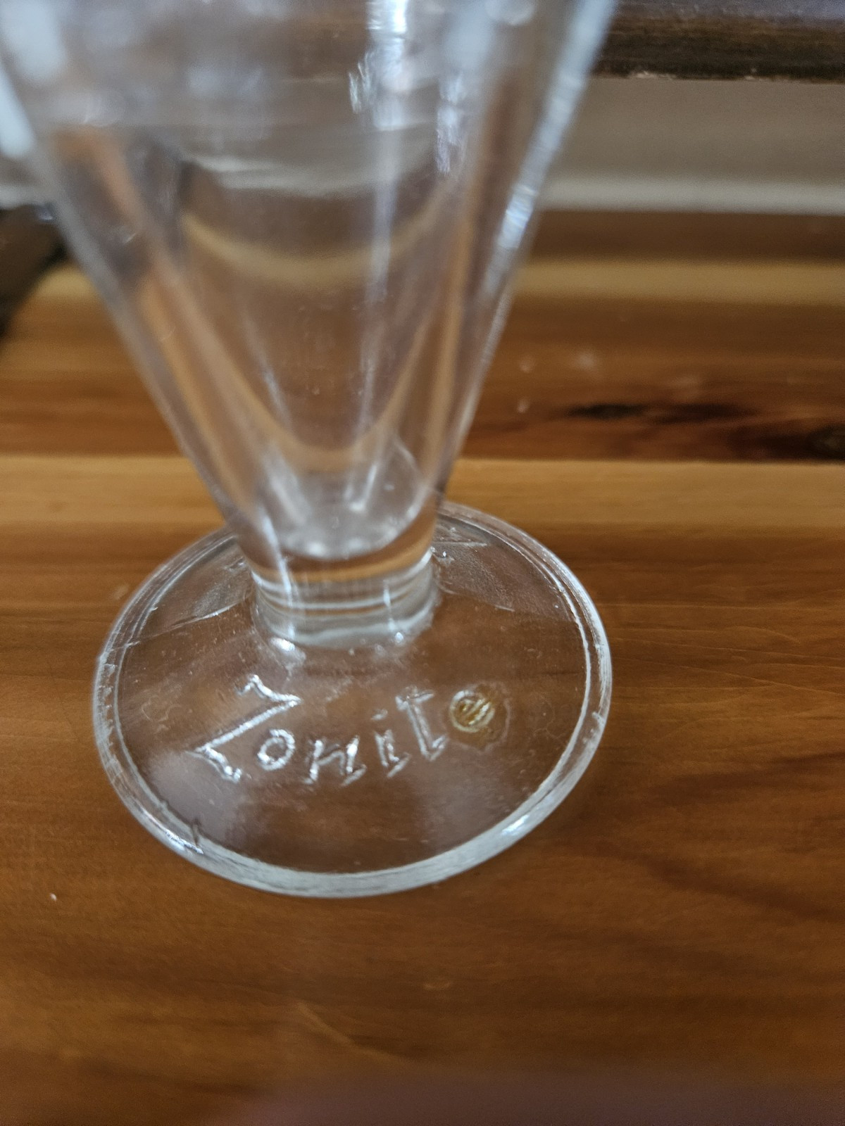 Zonite 2 Tablespoon Glass Apothecary Measuring Cup with Spout