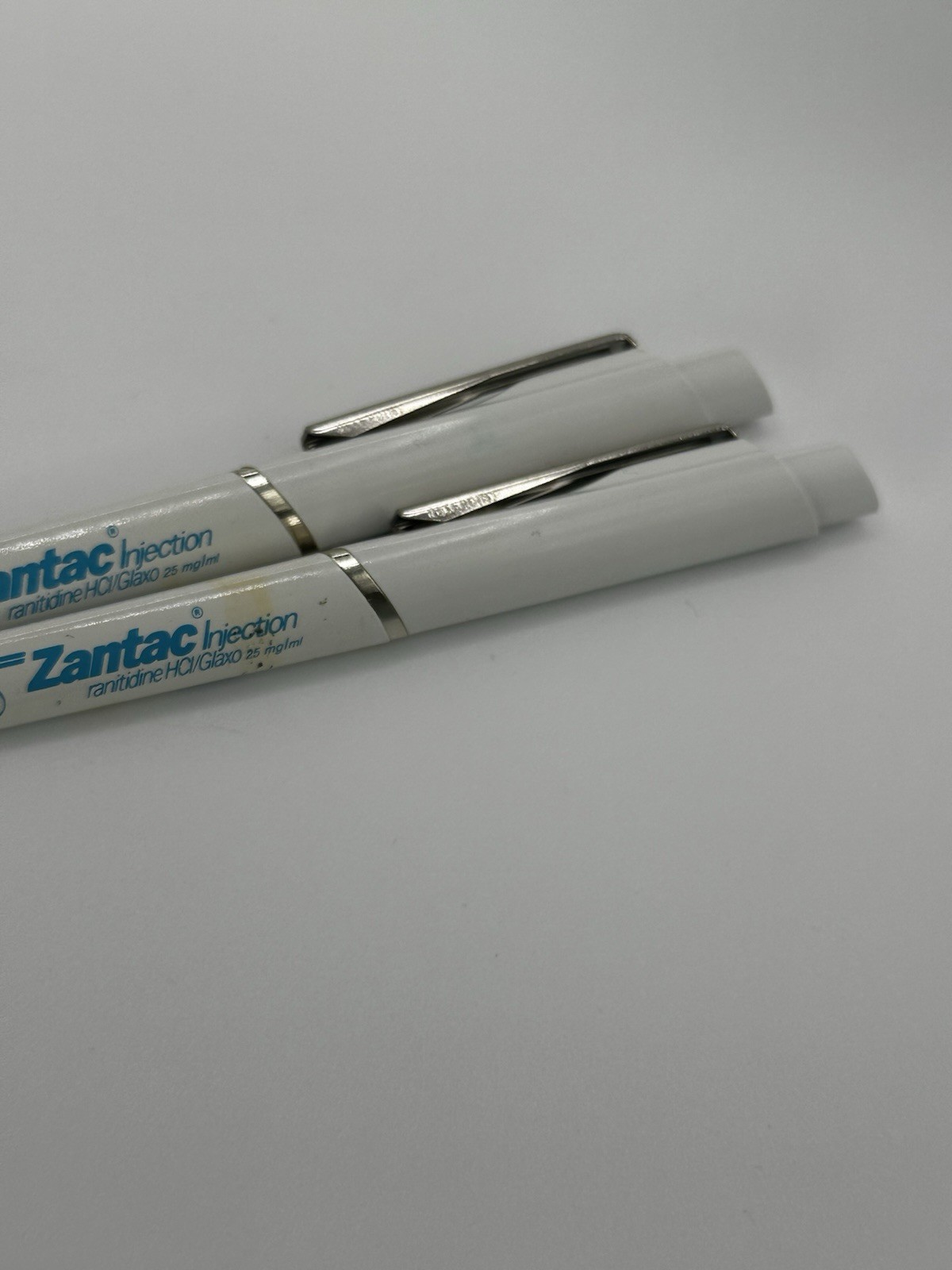 Zantac Injection Pharmaceutical Drug Rep Ink Pen Medical Glaxo Roche
