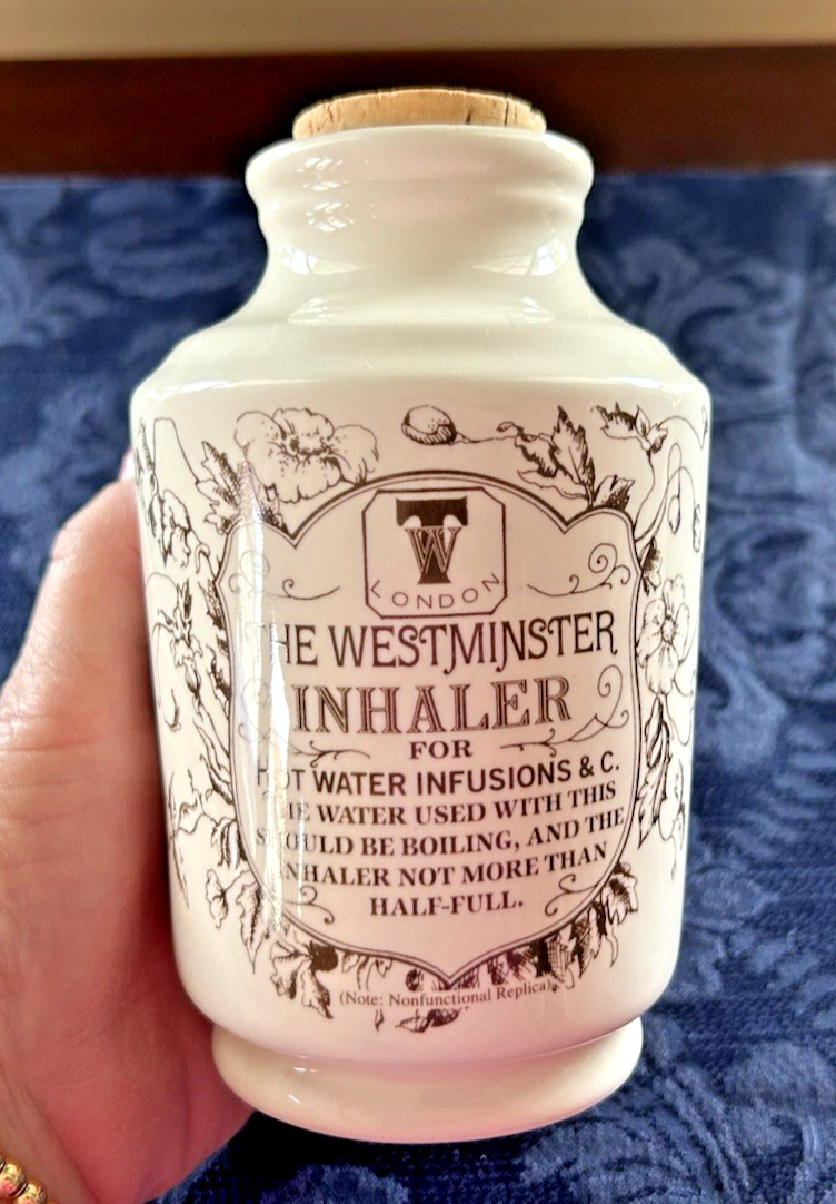 Lilly Westminster Respiratory Inhaler London Replica (Nonfunctional) 6″ w/ Cork