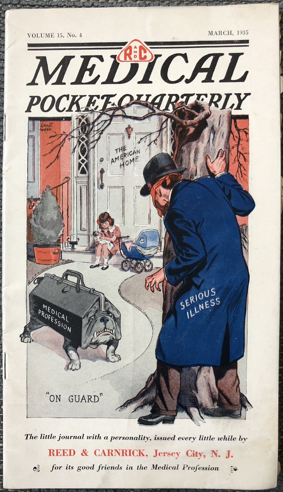 Vintage Medical Pocket Quarterly 1935 R & C