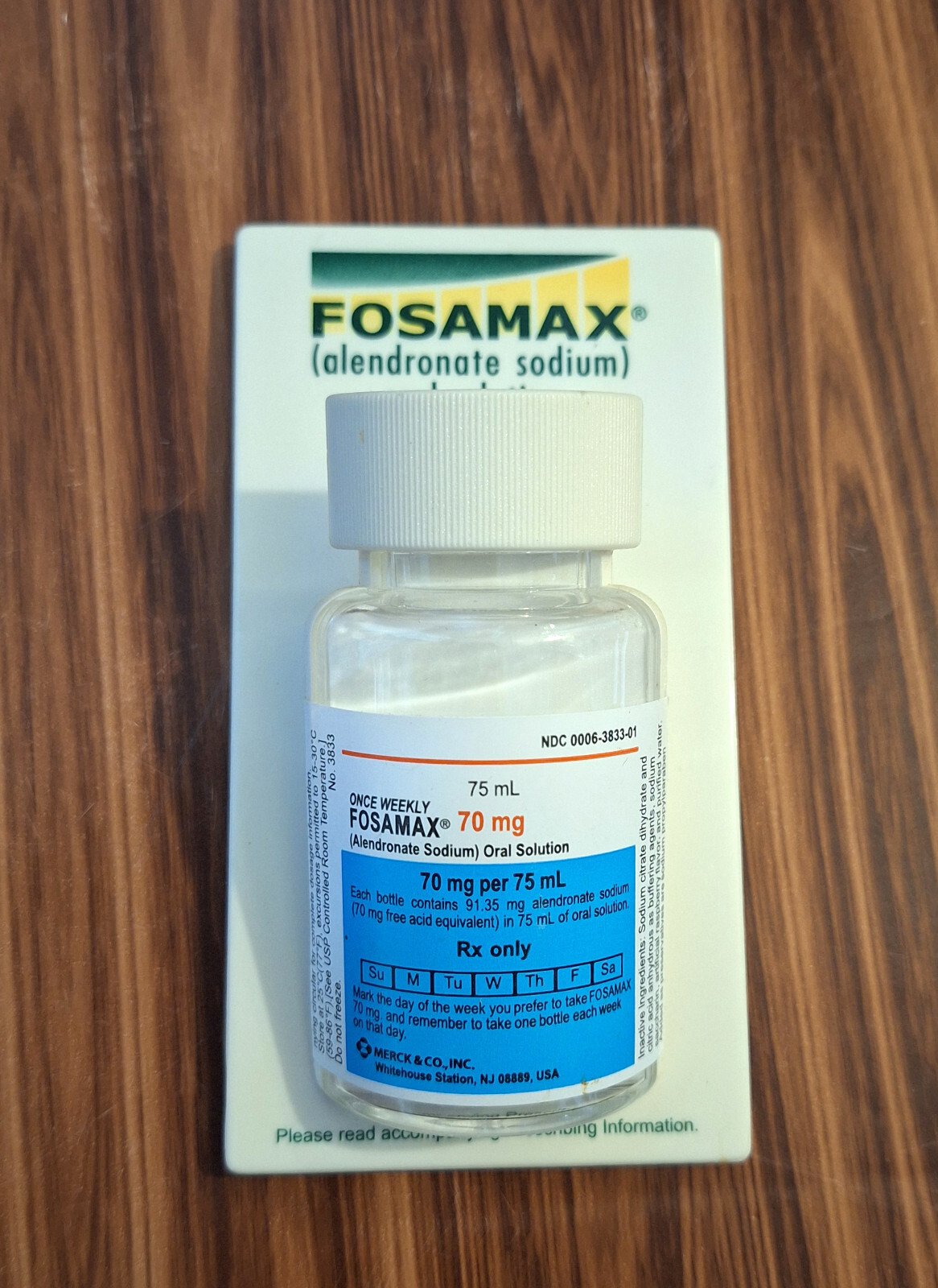 Fosamax 3D Refrigerator Magnet and Clip Drug Rep Pharmaceutical Advertising