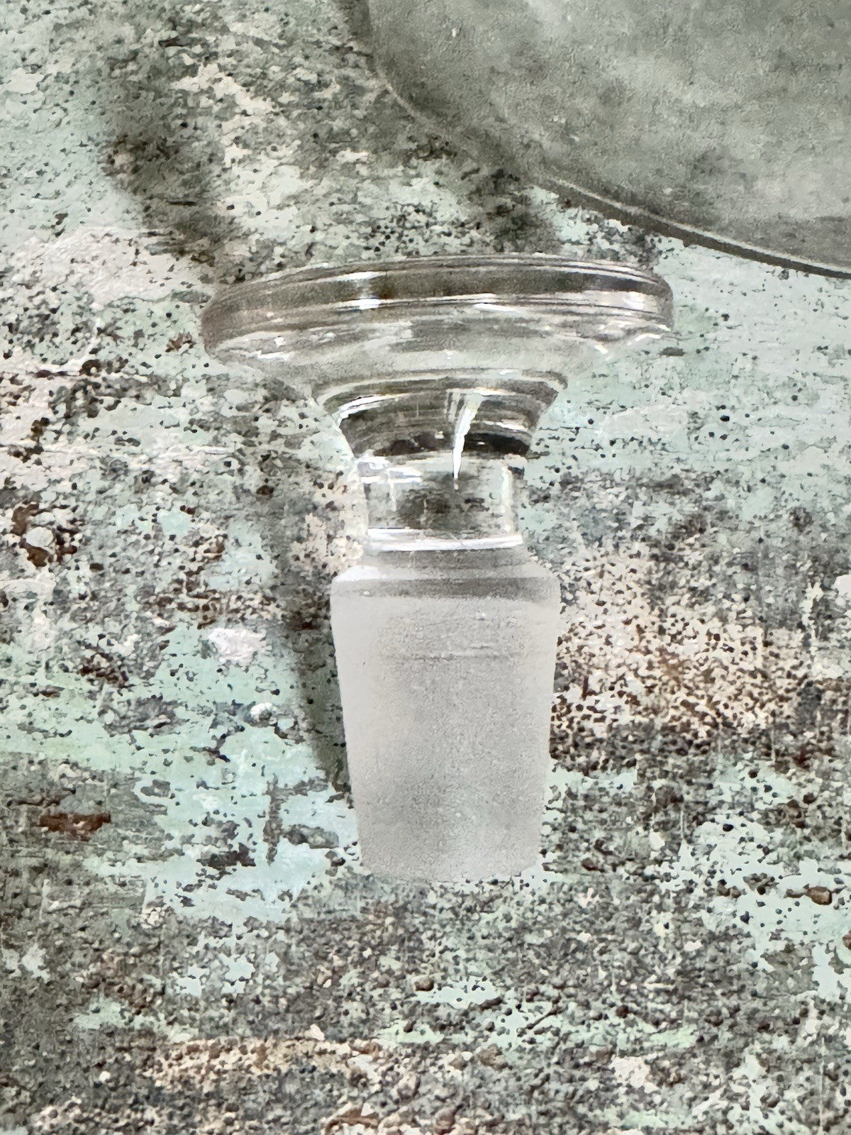 Antique Pharmaceutical Apothecary Medical Camphor Glass Bottle Jar