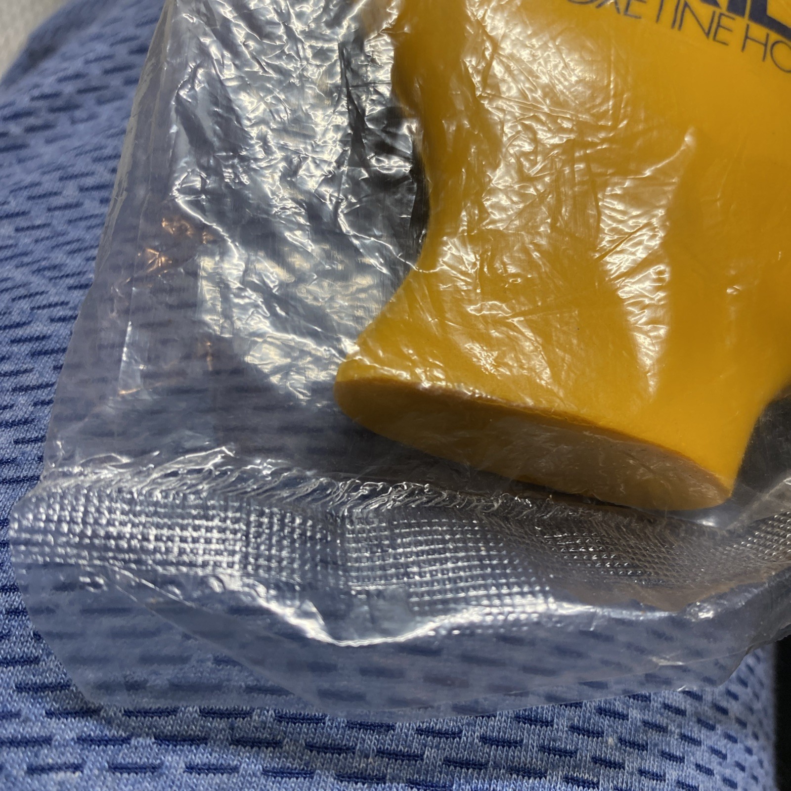 Vtg Paxil Pharma Drug Rep Sealed Promo Advertising Yellow Logo Stress Head Ball