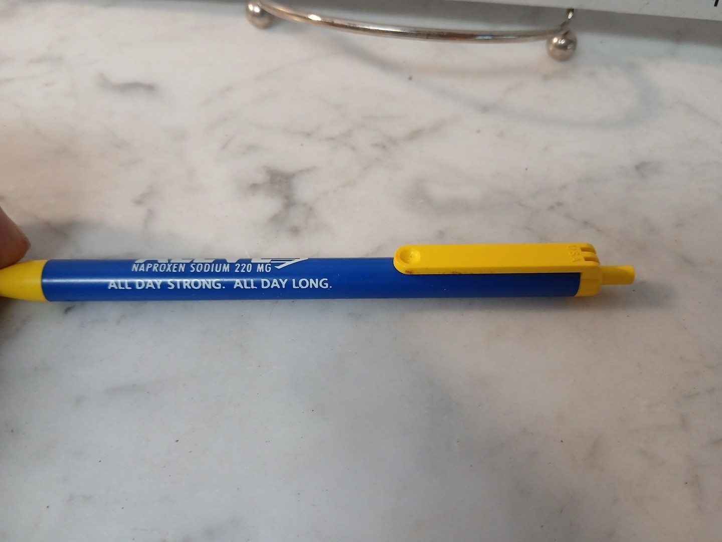 Vintage 90s Aleve Pharmaceutical Drug Representative Ink Pen