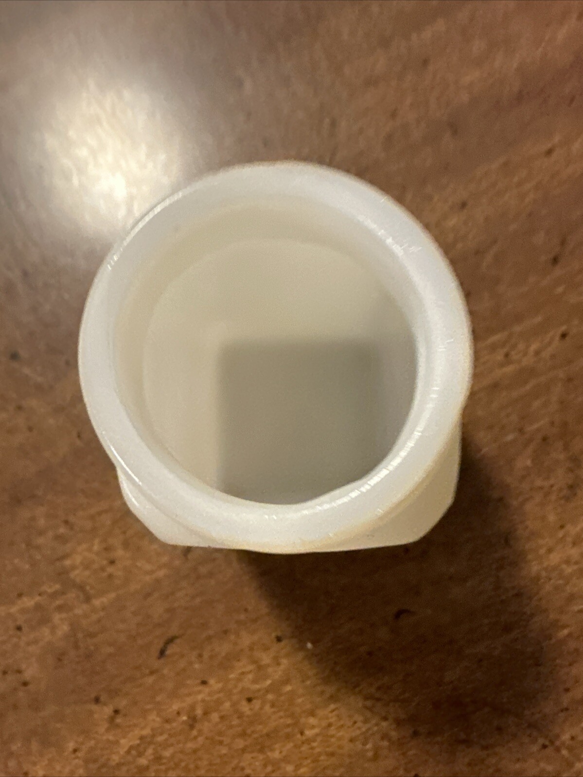 Vintage 1940’s White Milk Glass USA Square 3″ Tall Old Ointment Medicine Jar#260