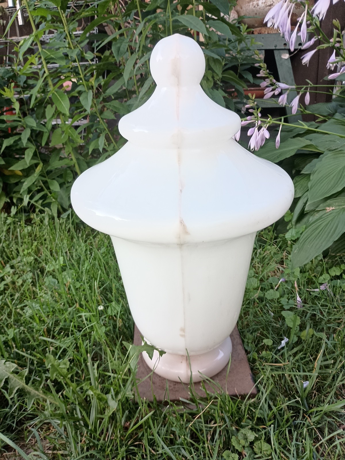 Vintage Pharmacy Counter Display 1950s-1970s Plastic Large 22″ Tall Metal Base