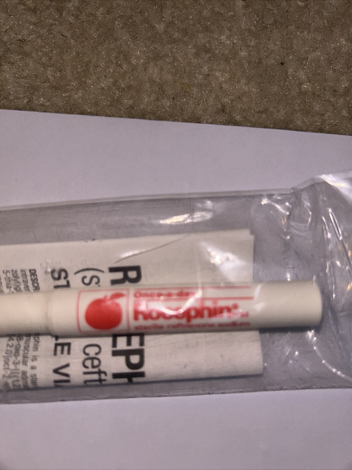 Vintage Rocephin Pharmaceutical Drug Rep Pen. Sealed. Roche