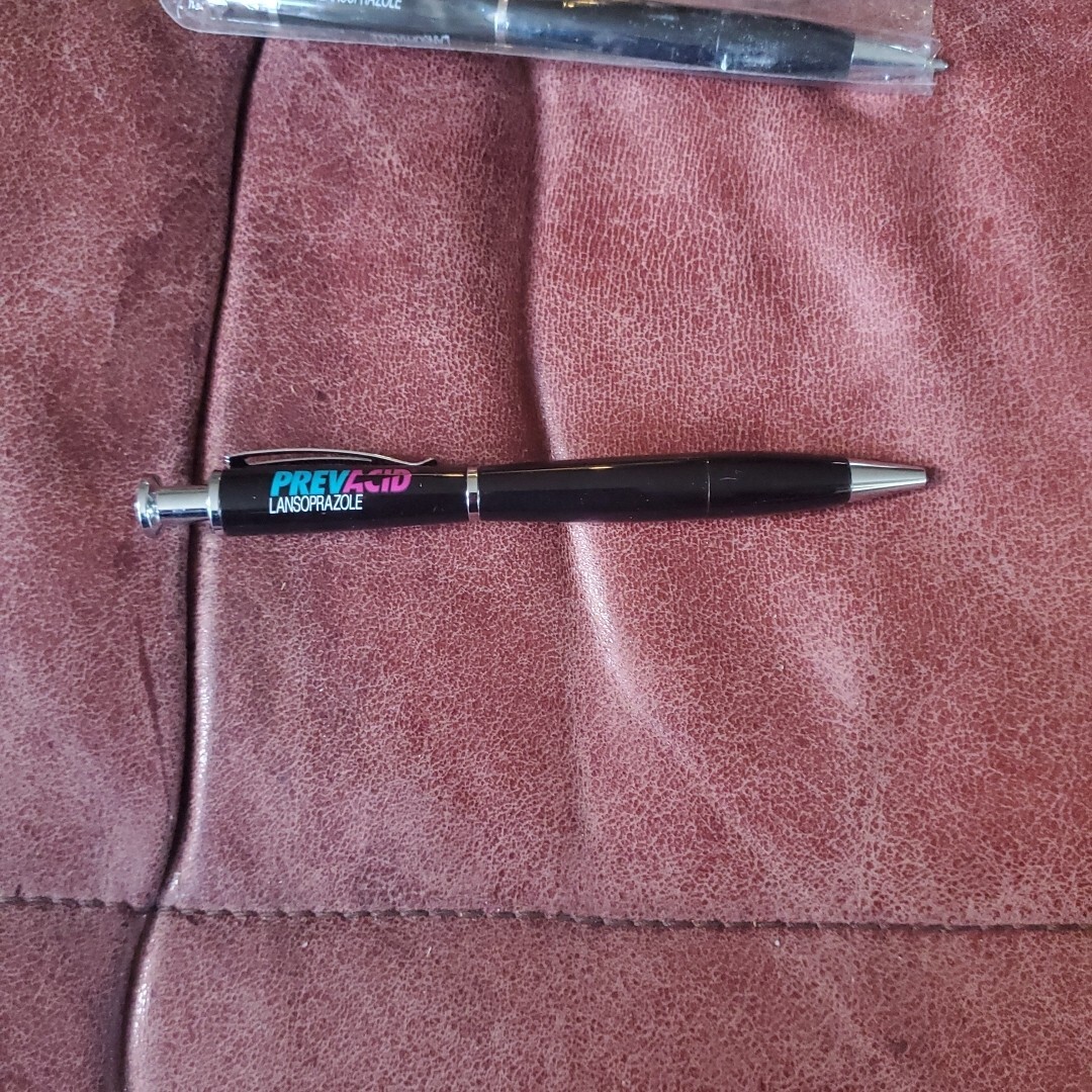 Drug Rep PREVACID Collectible Metal Pen RARE Lansoprazole High Quality