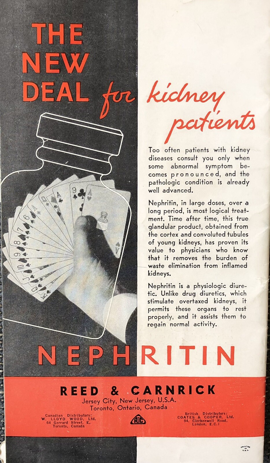 Vintage Medical Pocket Quarterly 1935 R & C