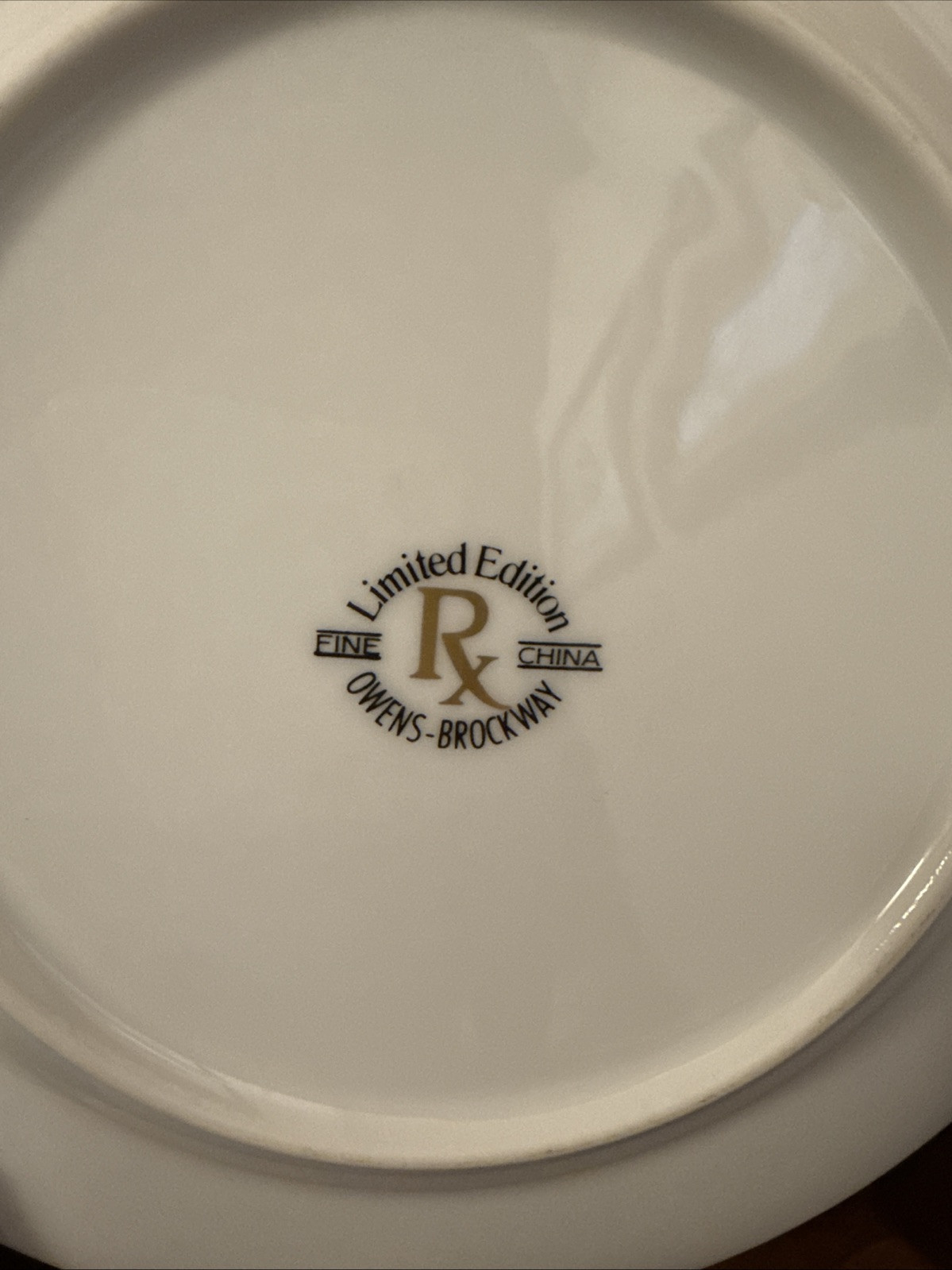 Crestware Owens-Brockway Pharmacist RX Limited Edition Medical Dinner Plate 7.5”