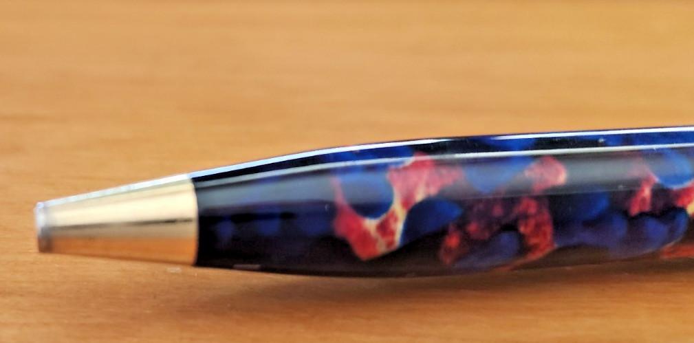 Floral Metal Diflucan Pen Writes Black Drug Rep Collector Medical FREE SHIPPING!