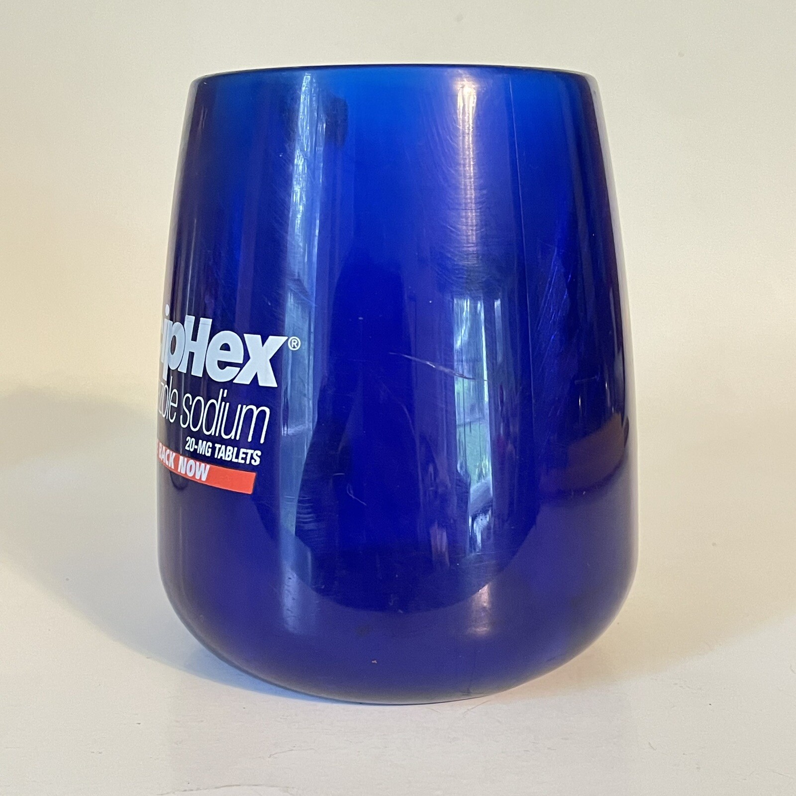 AcipHex Rabeprazole Sodium Pharmaceutical Coffee Mug Blue Plastic