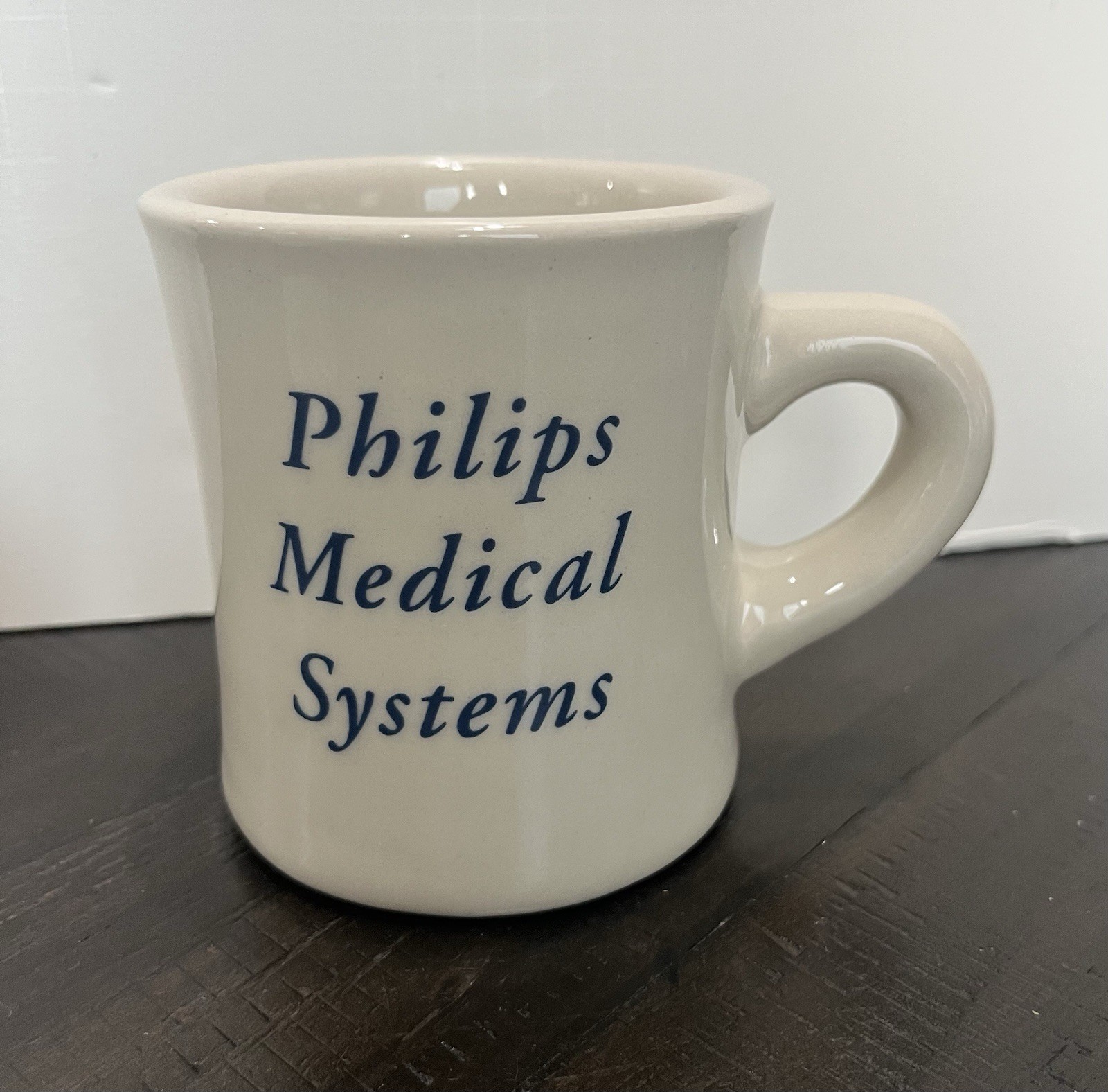 Philips Medical Systems Advertising Mug Heavy Westford China Chunky Retro Diner