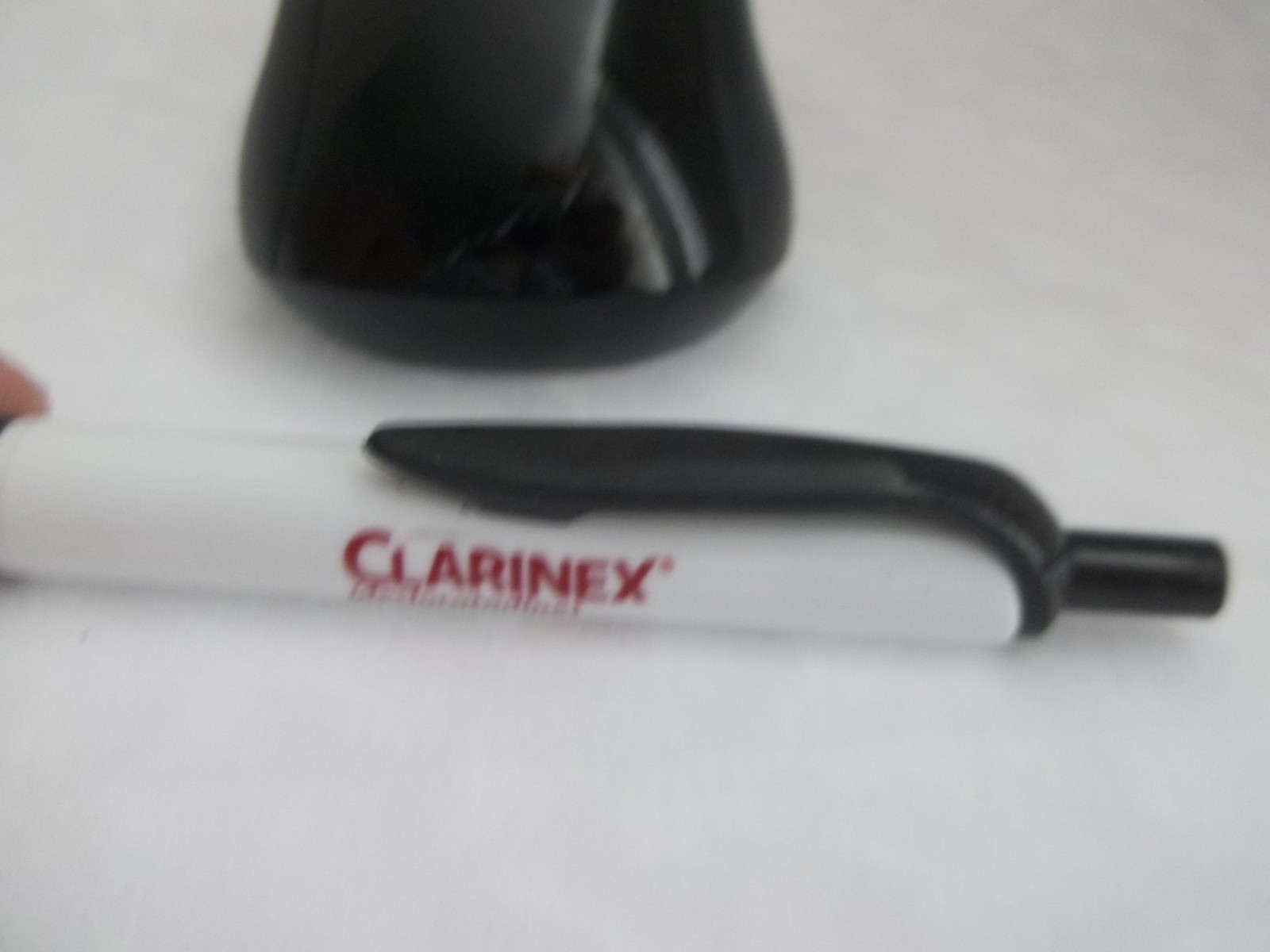 NASONEX/CLARINEX Pharmaceutical Promo Pen – Plastic with Rubberized Grip
