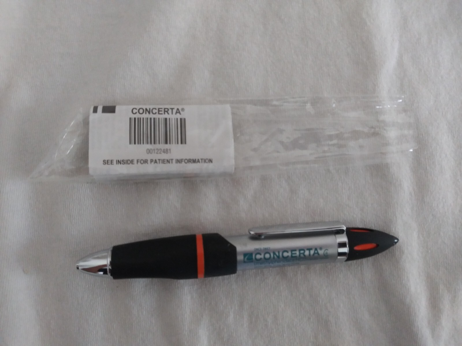 Concerta Heavy Metal Pen. Pharmaceutical collectibles