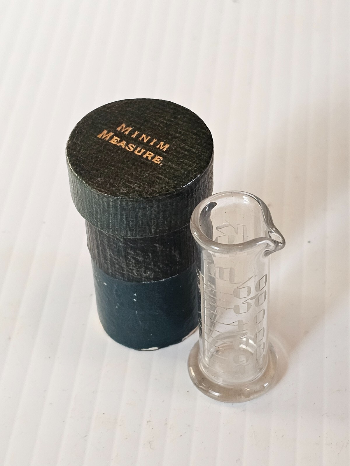 Medicine Glass & Mini Measure in Custom Boxes