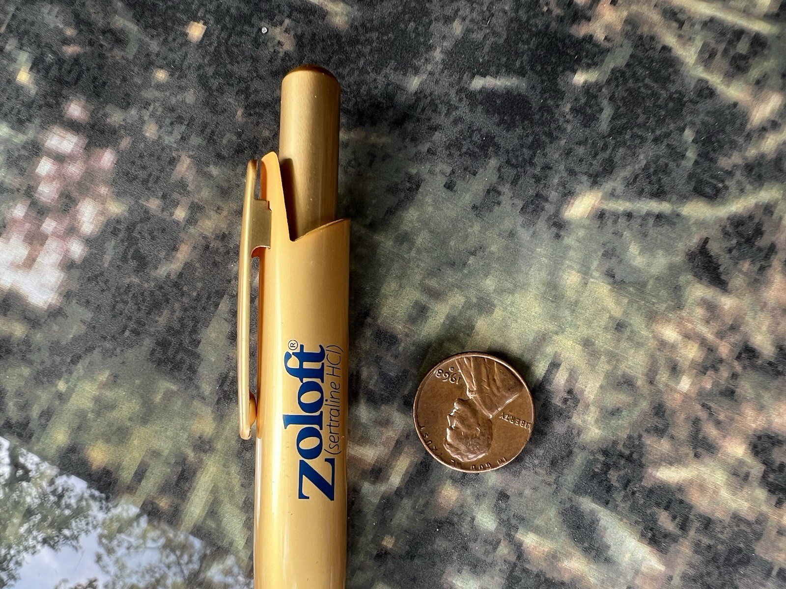 Vtg ZOLOFT Pen Drug Rep Doctors Pharmaceutical Promo Metal Pen Rare!!!Brand New!