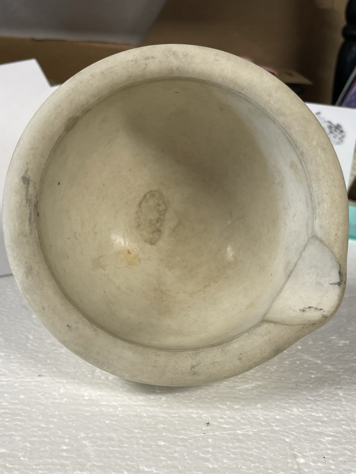 Mortar Stone Bowl Vintage 1900’s Acme-Trade Mark Antique