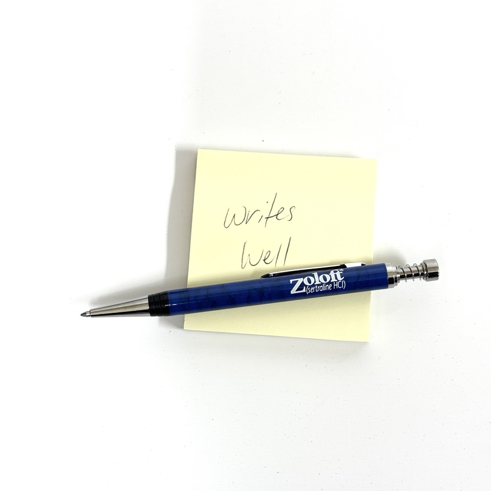 Zoloft Drug Rep Pharmaceutical Pen Writes Well