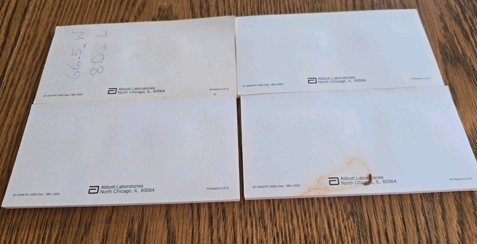 Omniflox Sticky Postit Notes x4 Pharmaceutical Drug Rep Promo Medical