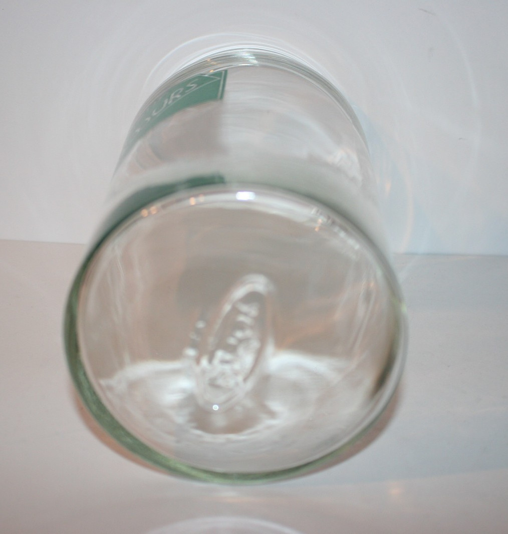 Vintage Profex Dr’s Office Medical Tongue Depressors Clear Green Jar 7″