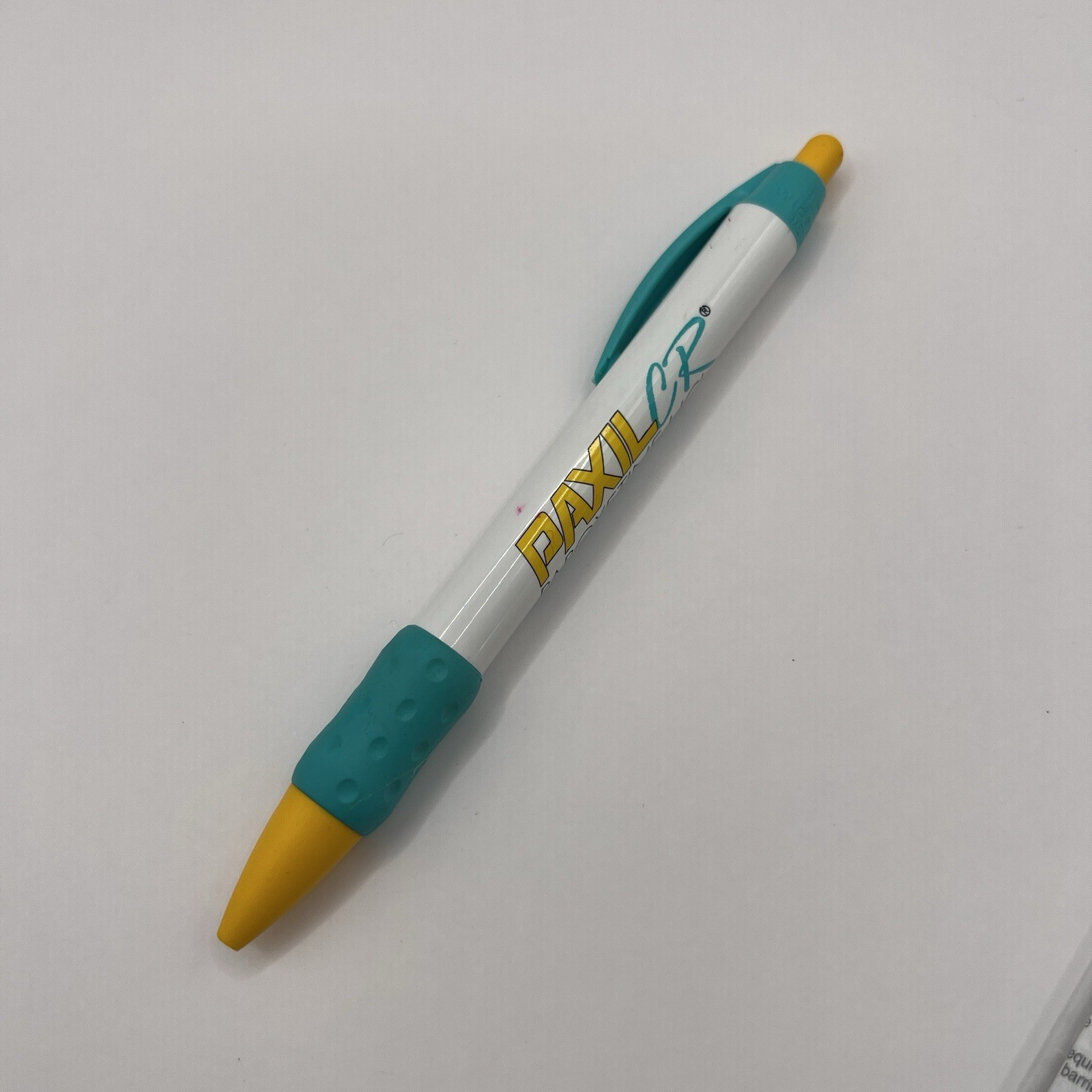 2 VTG PAXIL CR Pharmaceutical Drug Rep Pen Advertising Collectibles One NIP