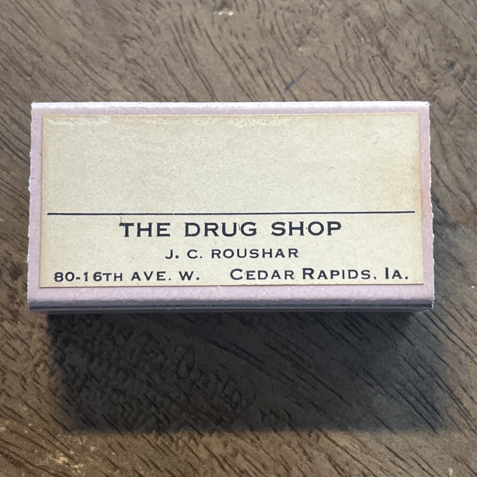 Vintage The Drug Shop Pharmacy Prescription Pill Box – Cedar Rapids, Iowa