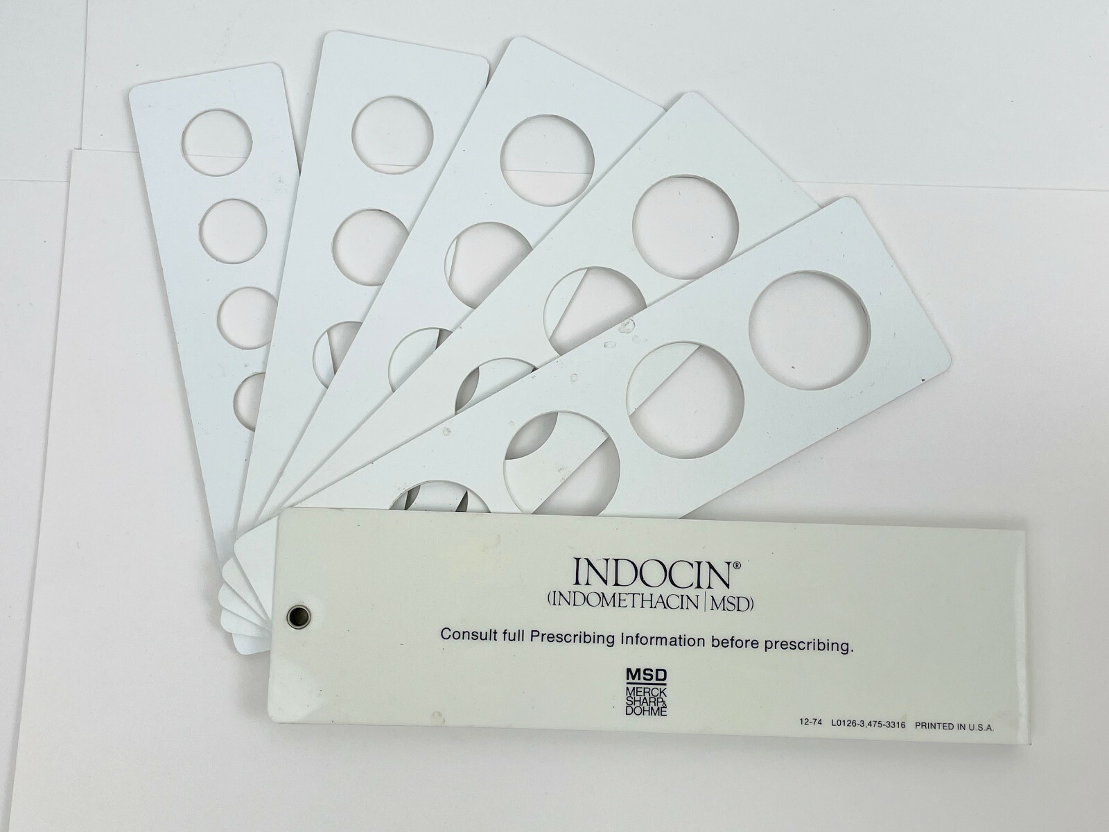 INDOCIN – PROXIMAL INTERPHALANGEAL JOINT MEASUREMENT INDICATOR – MERCK