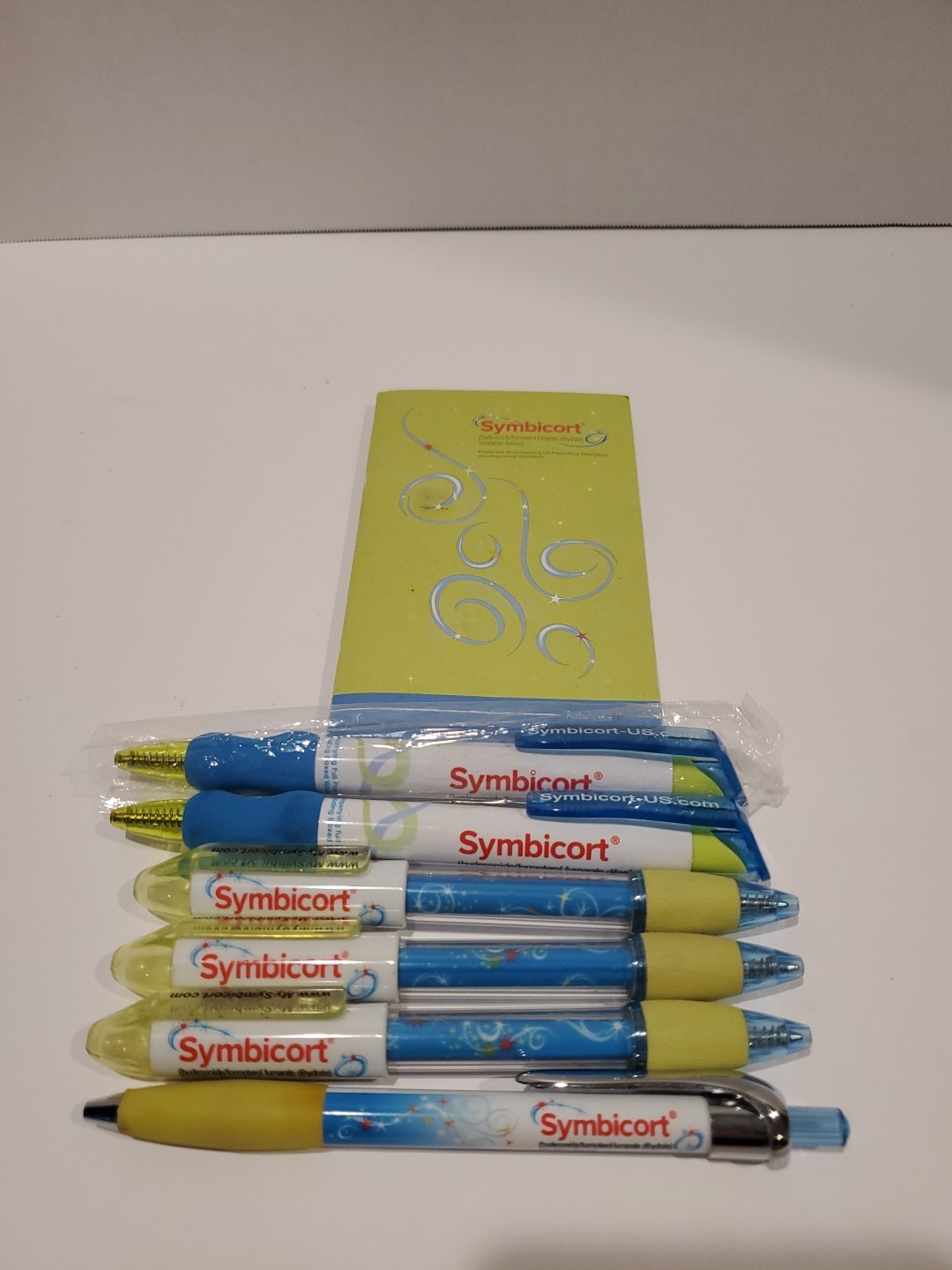 Symbicort Promitional Pen Let w/ Notepad | Pharaceutical Drug Rep Advertising