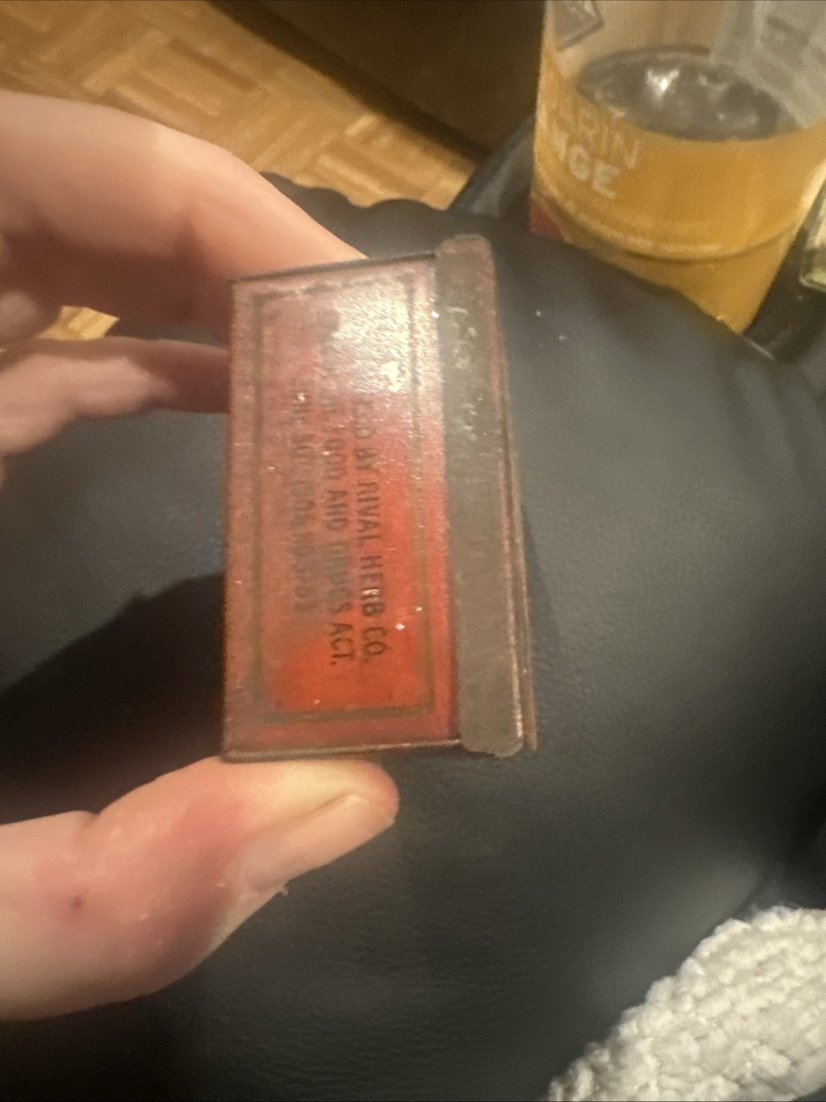 Vintage Herbal Medicine Tin Rival Herb Tablets Montreal Detroit Herbal Remedy