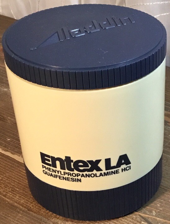 Pharmaceutical Drug Rep Entex LA Aladdin Foam Insulated Thermo Jar