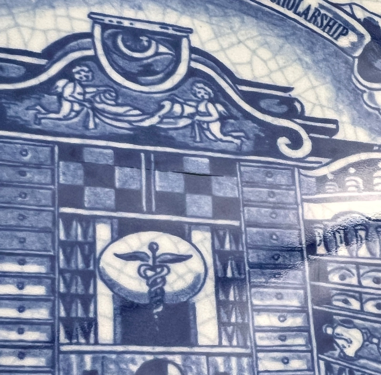 Burroughs Wellcome Pharmacy Education Program Holland Delft Pill Tiles 1987 1993