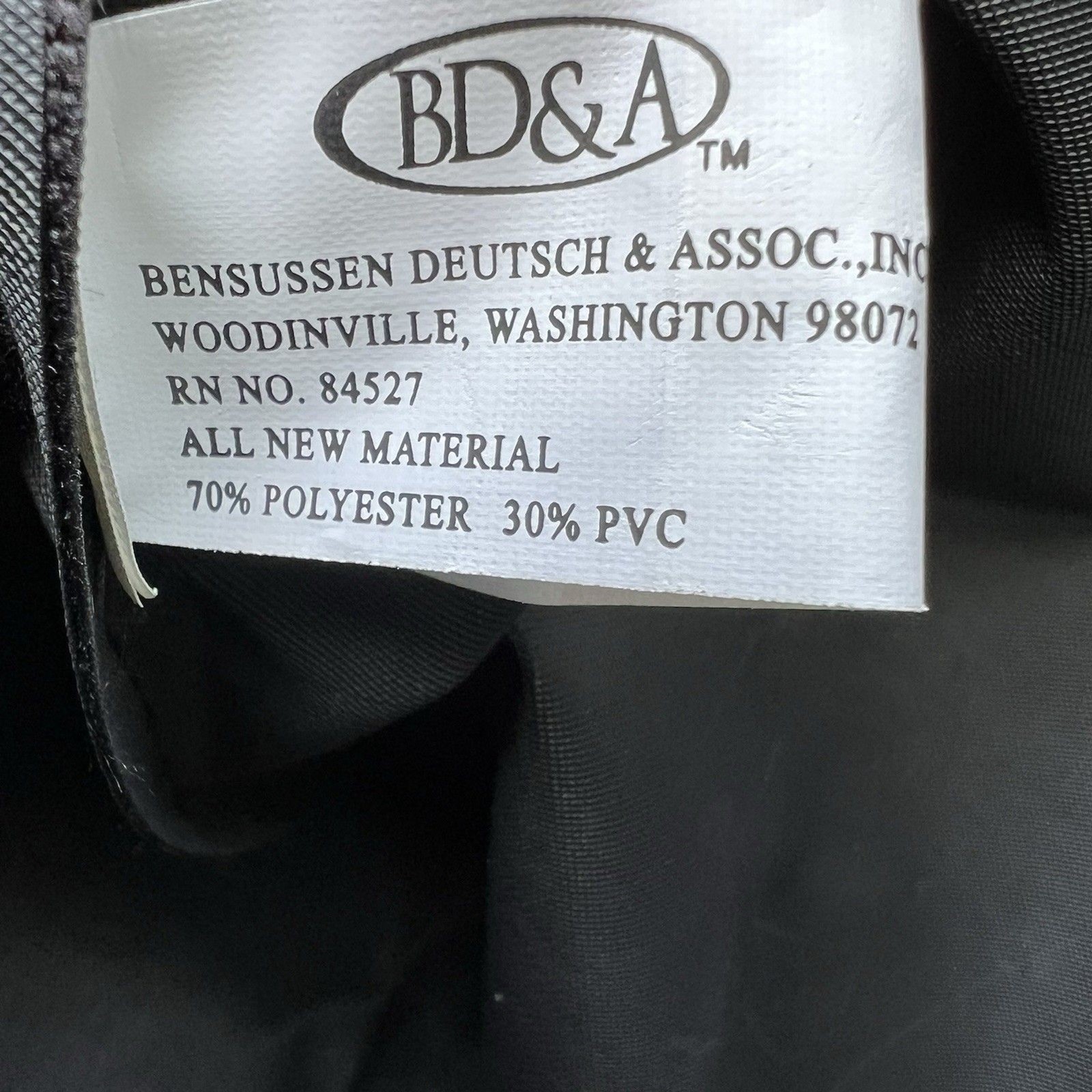 Large C ialis Rep Pharm Tote Travel Bag Black Zipper Close 25″x17″