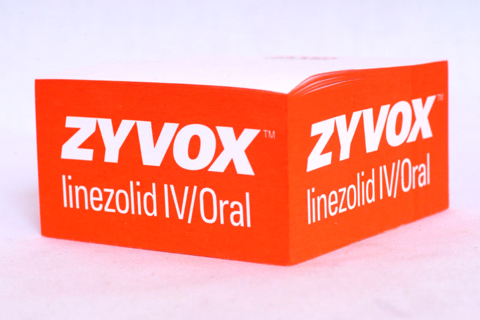 Zyvox Pfizer Pharmaceutical Advertising Large Sticky Notes Block