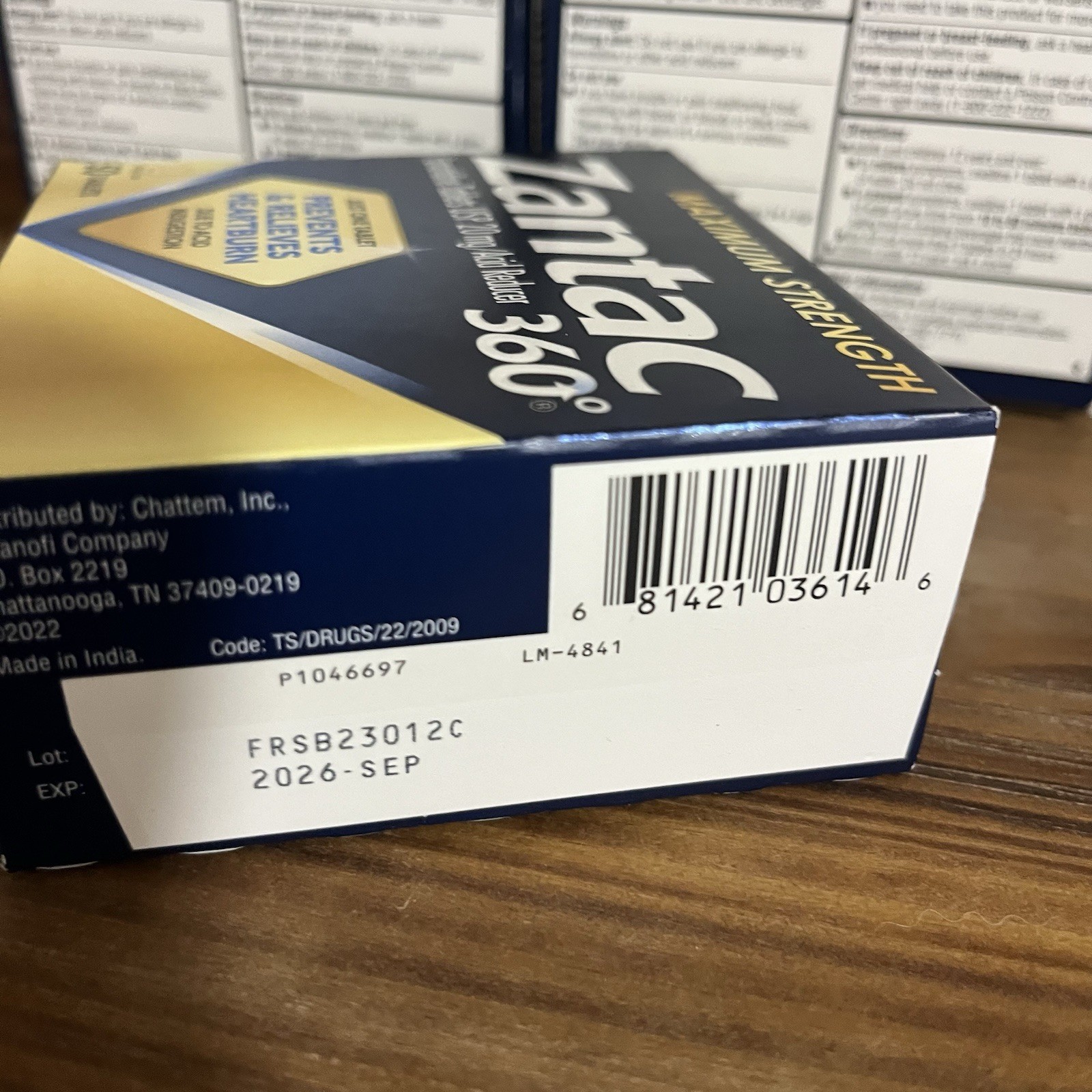 3 Pack Zantac 360 Maximum Strength Famotidine USP 20mg 50 Tablets – Exp 09/26