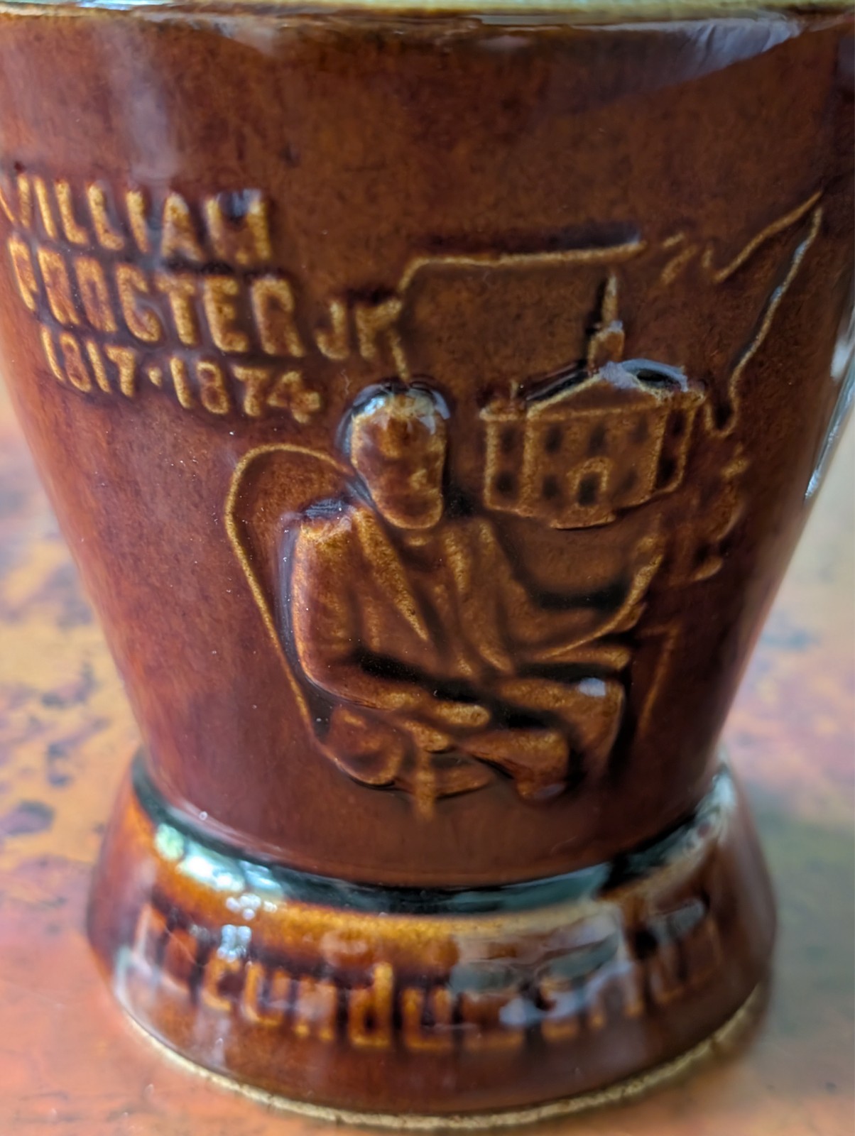 Schering/McCoy Pottery RX Mortar William Proctor Jr 1817-1874 Pharmacy Pharmacis