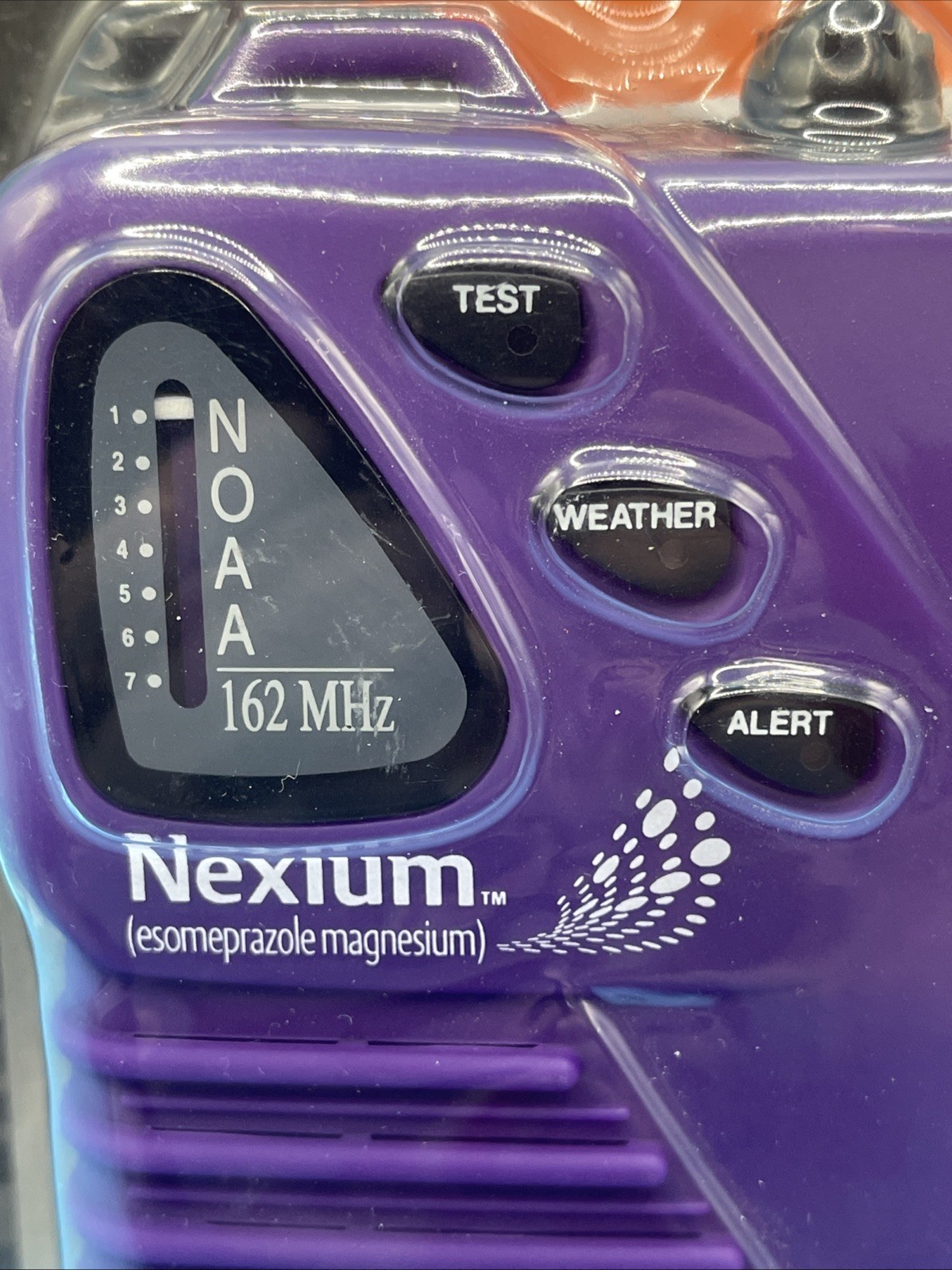 NEXIUM PHARMACEUTICAL DRUG REP ADVERTISING NOAA 9V WEATHER RADIO *NEW*
