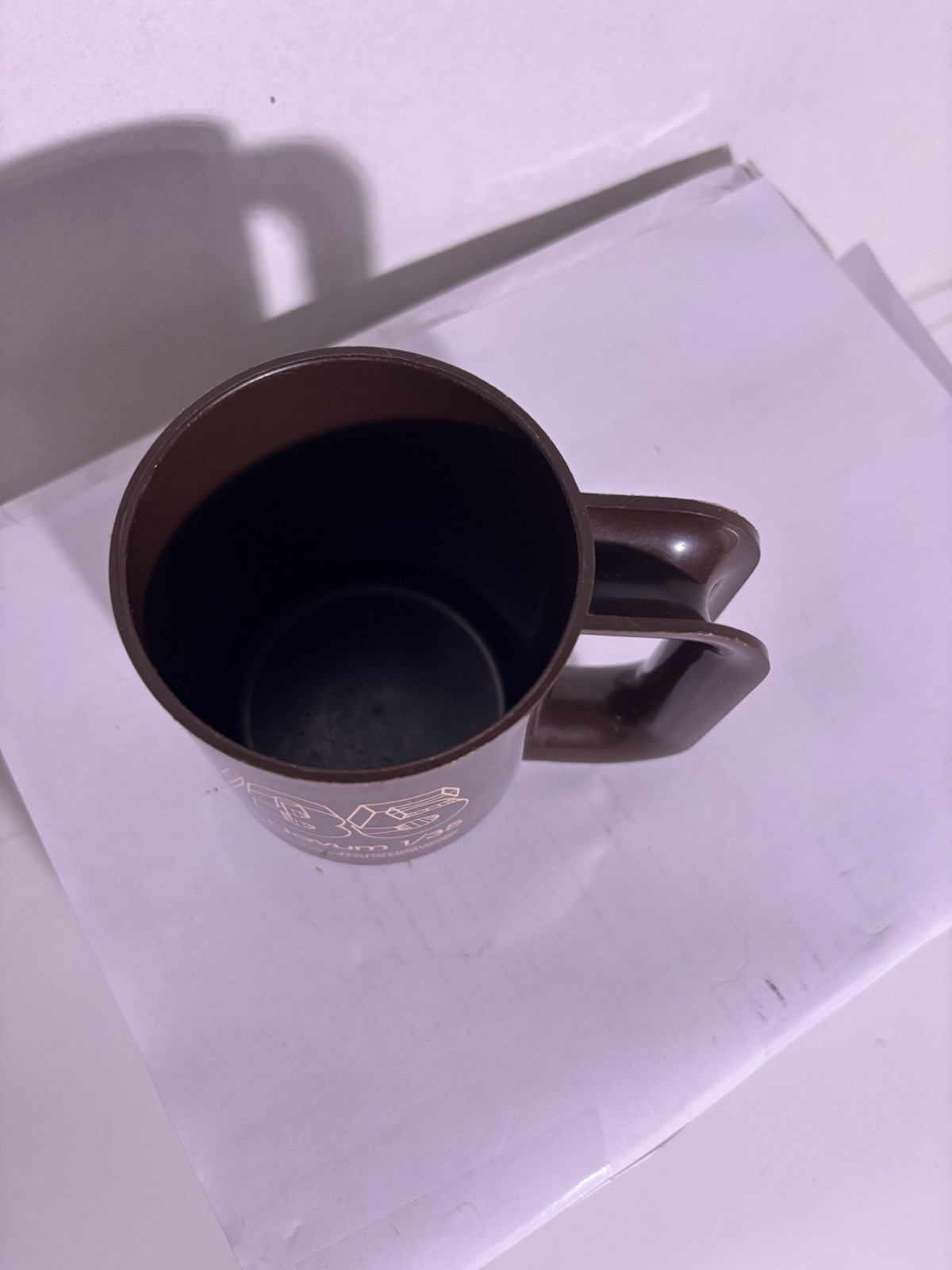Vintage Ortho-Novum 1/35 Birth Control Pill Blue Pharma Promo PlasticCoffee Mug