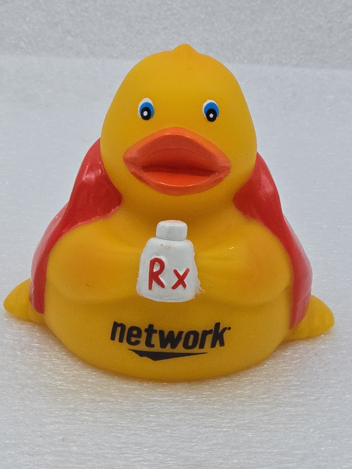 Pharmaceutical Healthcare Promotional Novelty Vinyl Yellow Ducks Lot Of 4 RARE