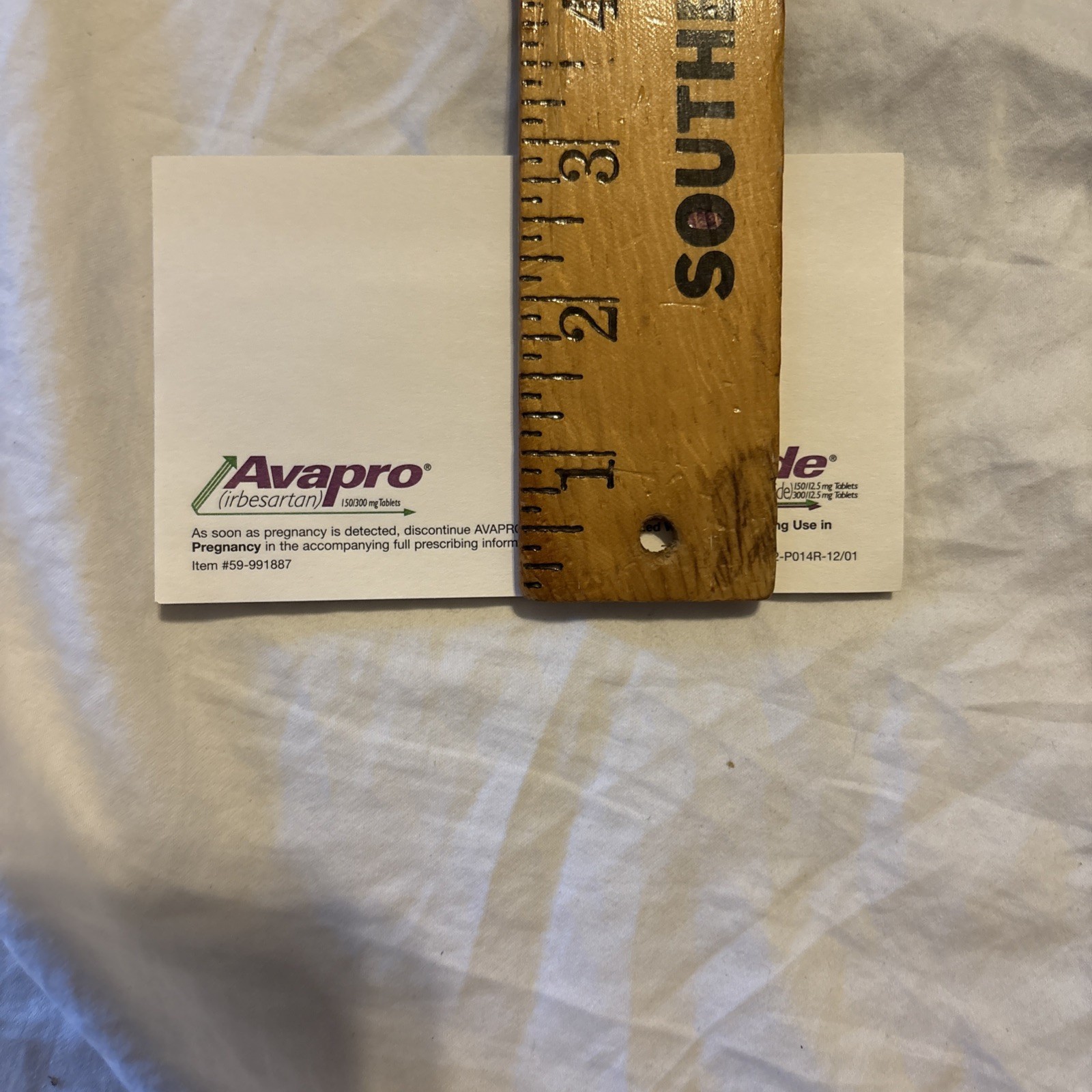 Avapro Avalide Notepad Pharmaceutical Drug Rep Sticky Note
