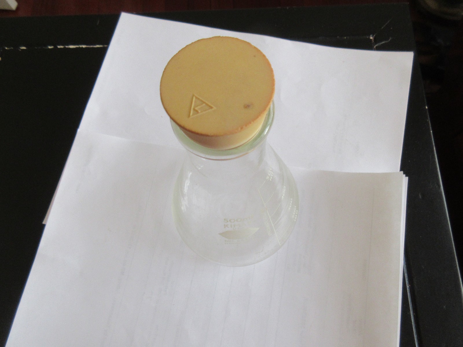 500 ml , Kimax , # 26500 , Stopper # 7 , Pharmacia , Upjohn , Rare , Rx