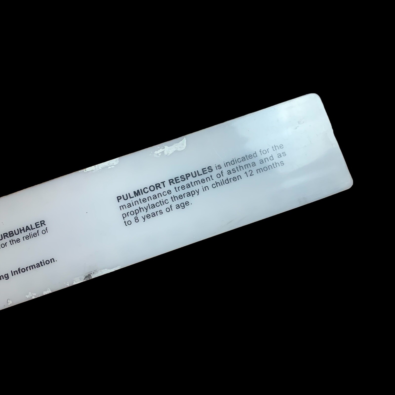 Pulmicort Drug Rep RULER Pharmaceutical Promo Advertising Gift Office Supply