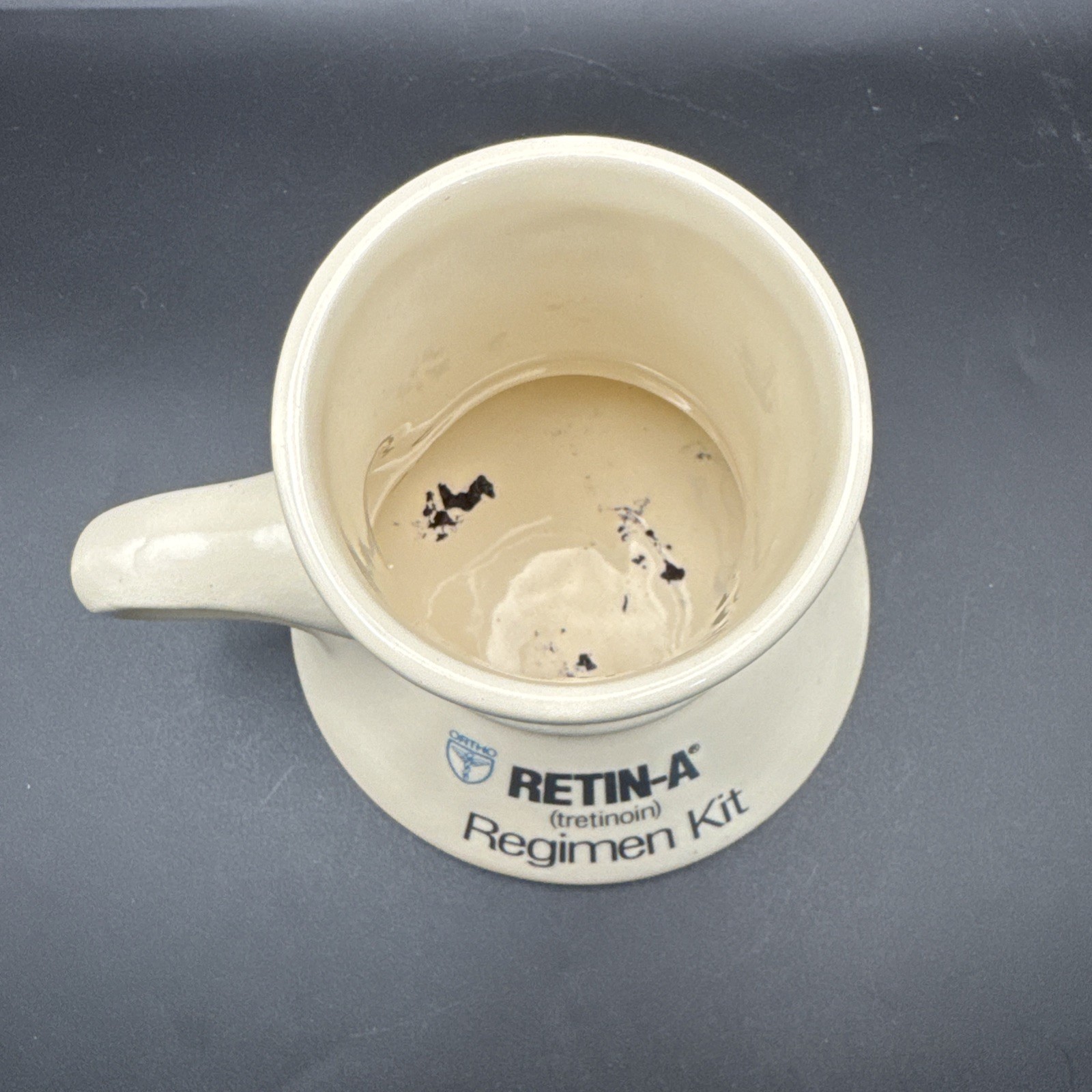 Vintage Non Spill Mug Pharmaceutical Advertisement