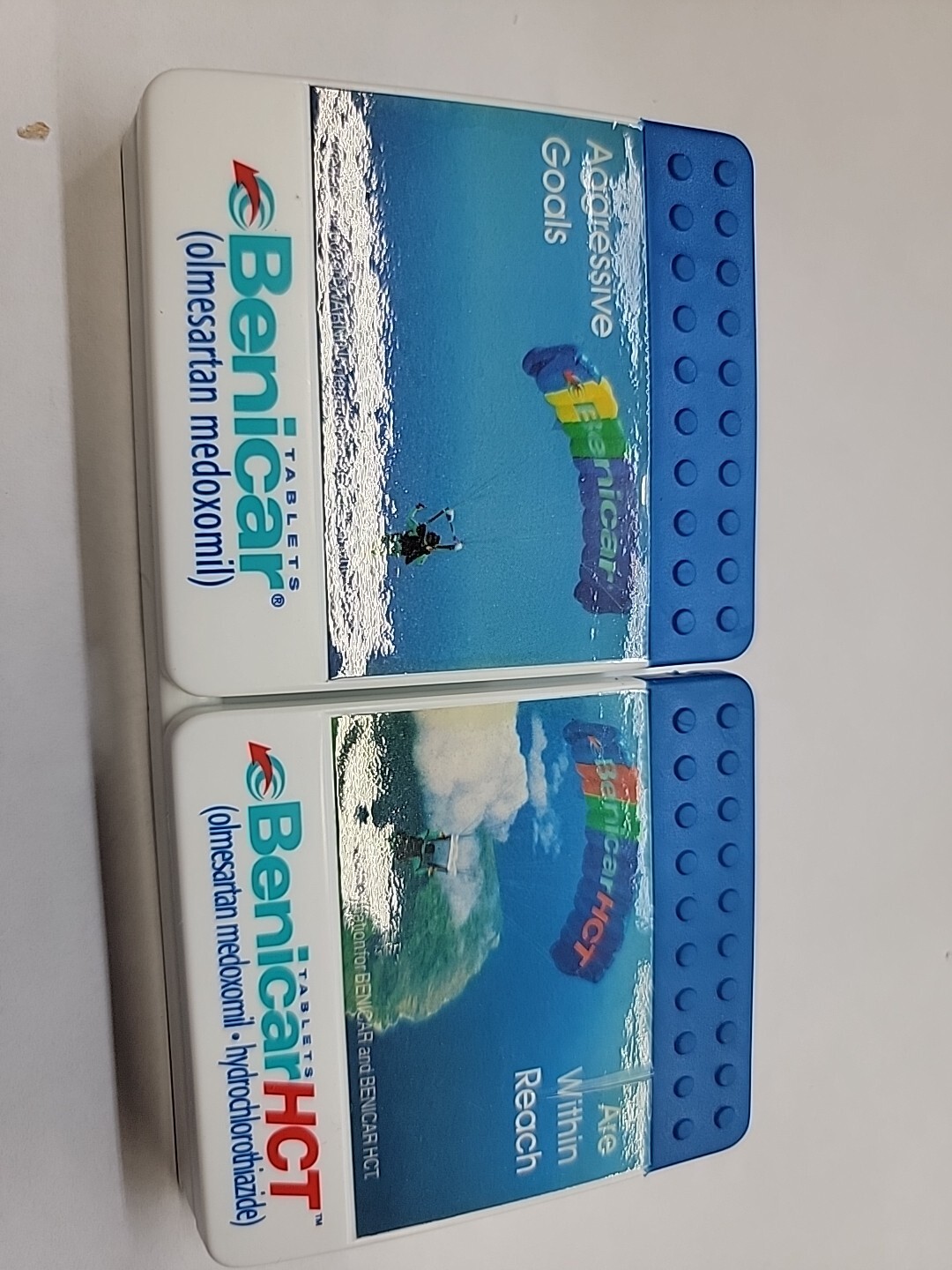 Benicar Double Magnetic Clip Pharmaceutical Advertising Sales Promotional Item