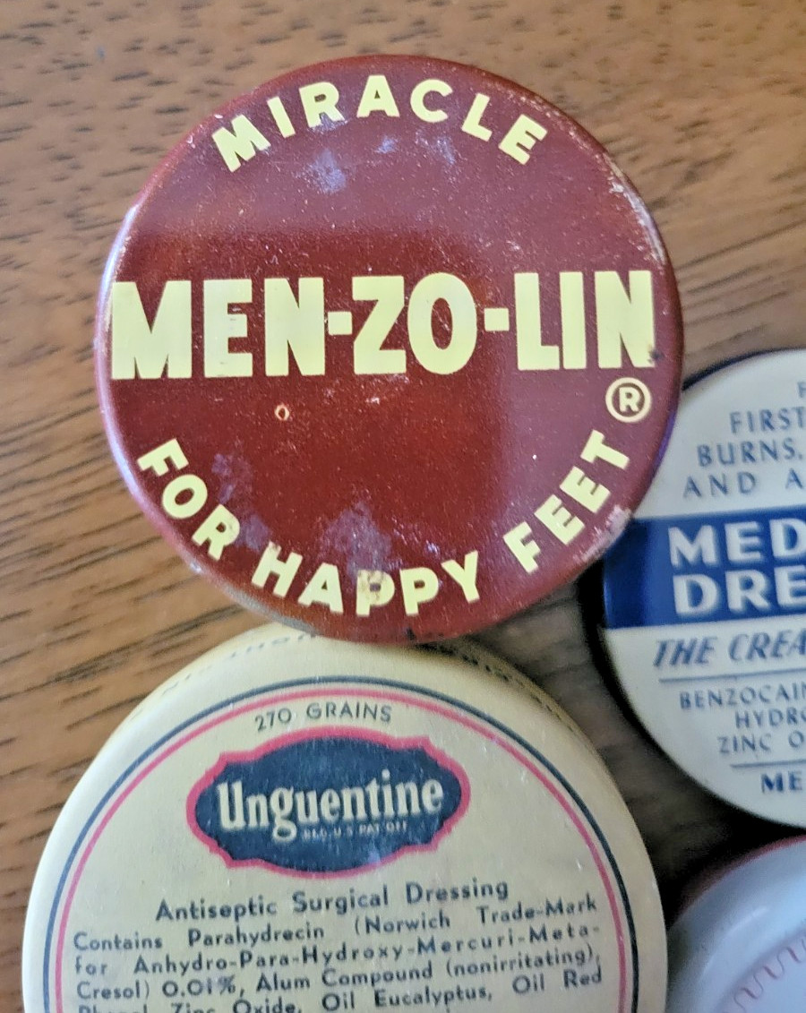 Vintage Pharmacy/medicine salves & ointments Lot of 7