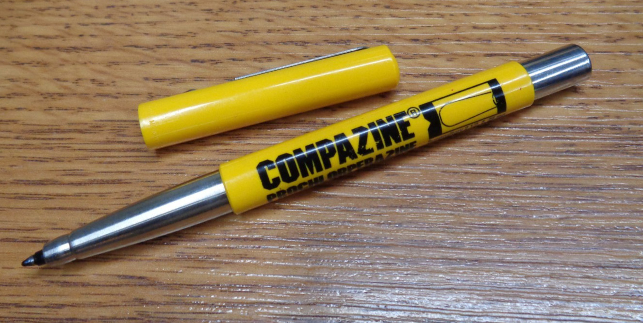 PARKER USA Pharmaceutical Drug Rep Pen COMPAZINE Prochlorperazine TESTED / WORKS