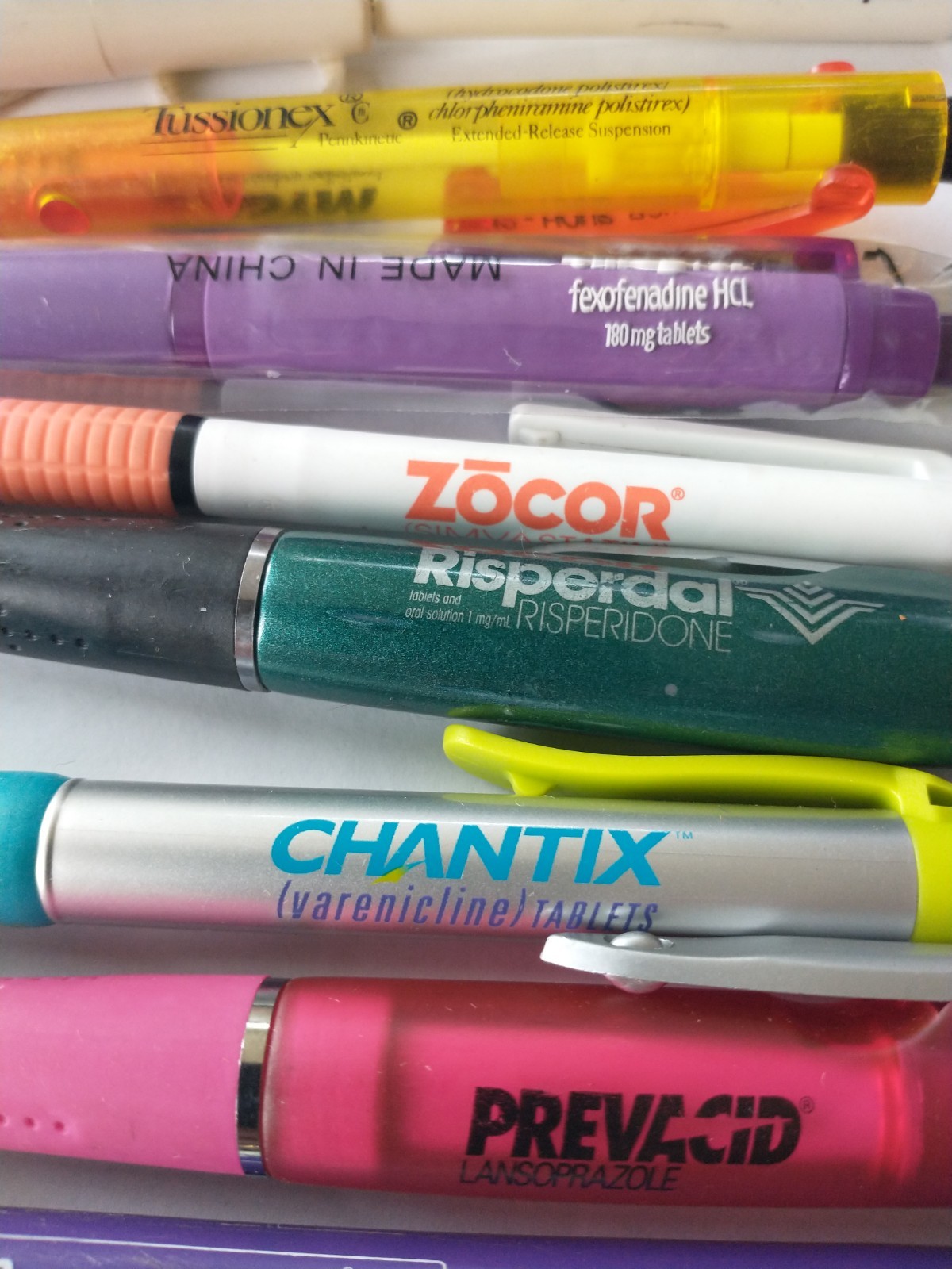 Lot of 10 Pharmacy Drug Representative Pens – Untested- Lot 5
